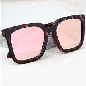 Quay Genesis Tortoise Rose Sunglasses